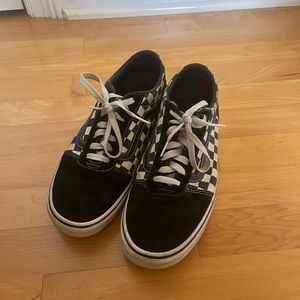 Black and white checkered vans